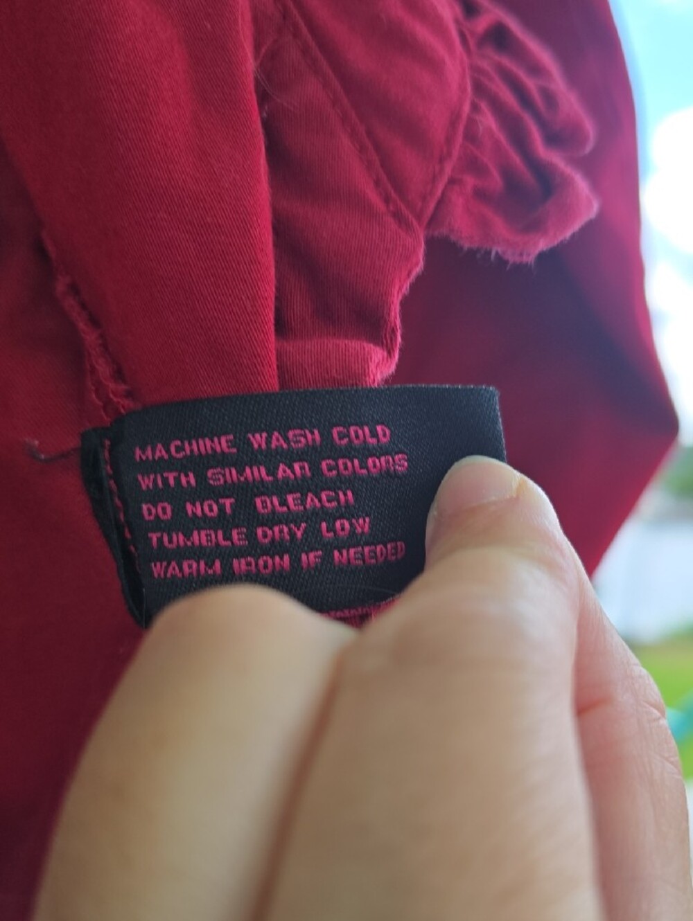 Body Central Red Ruffle-Trim Blazer Jacket - Picture 9 of 10